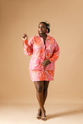 Teni Batik Skirt Set (Fish-in-the-Sea Print)