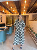 Handwoven Culotte & Shirt Set