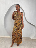 Stretch Jersey Side Cut-Out Dress